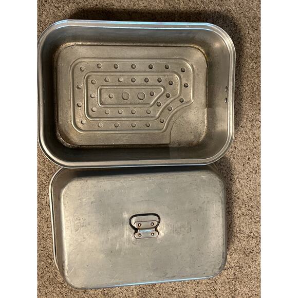 WEAREVER Roaster Aluminum Vented Roasting Pan 3-pc No.326 Vented - Picture 3 of 5